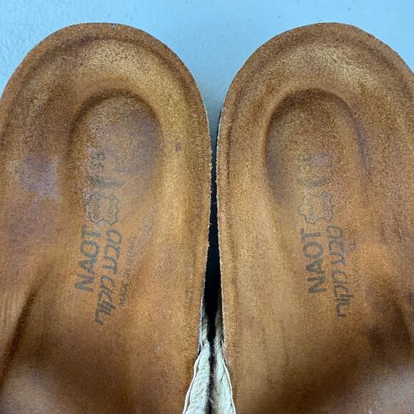 NAOT Women's Double Braided Strap Sandals Slide Slip-On Size 38 / US 7 - Picture 3 of 8